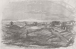 Inkerman Mill, the scene of the recent explosion; French Camp; Right Engineers' (English) Park