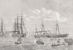 Departure of the Emperor of Russia in his yacht from Gravesend