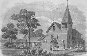 Portable iron church and dwelling-house for the Bishop of New Columbia
