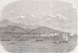 The Harbour of Callao, with the Peruvian Fleet