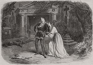 Scene from "Romeo and Juliet," as performed in the festival pavilion - The Shakespeare Commemorat...