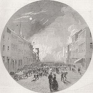 The fire in Granville-street - The Great Fire at Halifax, Nova Scotia