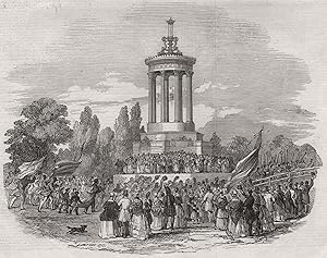 Principal view of the monument - The Burns Festival on the Banks of the Doon by Mr. And Mrs. S. C...