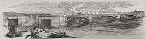 Seller image for New iron bridge at Rochester for sale by Antiqua Print Gallery