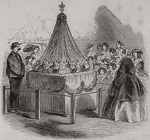 Imagen del vendedor de Dancing round the Maypole at the flower show, Buckingham a la venta por Antiqua Print Gallery