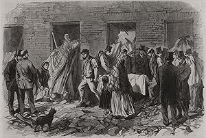 Conveying the dead to the receiving-house, Malin Bridge - Illustrations of the flood at Sheffield...