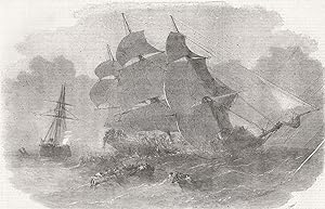 Collision in the English Channel, between the steamer "Mangerton" and "The Josephine Willis"