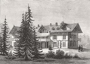 The Villa Hohenlohe, Baden-Baden, occupied by the Queen