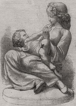 Immagine del venditore per Mother's joy," sculpture, by A. Munro, in the exhibition of the British Institution venduto da Antiqua Print Gallery