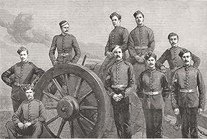 No. 4 Detachment of the third Middlesex artillery volunteers, the winners of the queen's prize at...