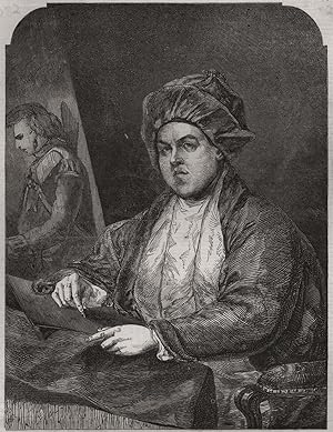 Seller image for Portrait of Woollett, the engraver, lately added to the collection in the National Gallery for sale by Antiqua Print Gallery