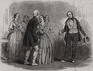 Scene from new comedy of "Look before you Leap; or, Wooings" at the Haymarket Theatre