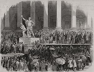 Inauguration of President Polk - the oath