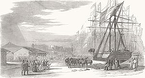 Seller image for Embarkation of Troops for the East, from the New Port, Marseilles for sale by Antiqua Print Gallery