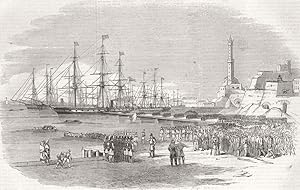 Seller image for Embarkation of The Sardinian Contingent at Genoa for sale by Antiqua Print Gallery