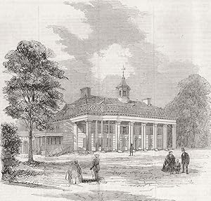 Mount Vernon, the residence of Washington, visited by the Prince of Wales on the 5th of October