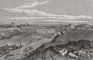 The works at Latchford near Warrington - Manchester Ship Canal