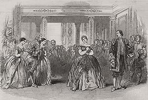 Scene from Rossini's opera of "Cenerentola", at Her Majesty's Theatre - Mdlle Alboni as "Cenerent...