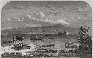 An angling match on Loch Leven - Freshwater fishes angling in Scotland