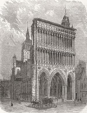 Seller image for Notre Dame, at Dijon for sale by Antiqua Print Gallery