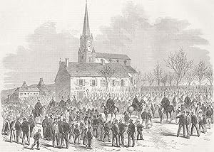 Arrival of the Lancers - The strike at the Creuzot Ironworks