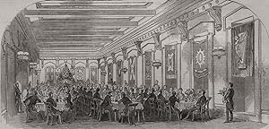 Grand dinner in the Masonic Hall, at Montreal