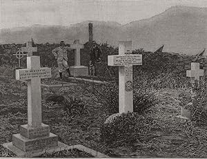Graves of British officers who fell at the Battle of Majuba Hill 1881