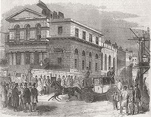 Outside the Central Criminal Court, during Palmer's trial