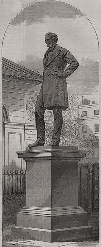 Statue of Robert Stephenson, in Euston Square