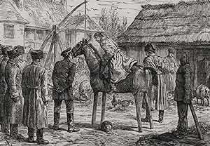 Russian sketches: teaching Cossacks to ride