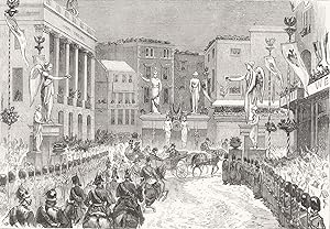 The procession at the foot of Regent-Street