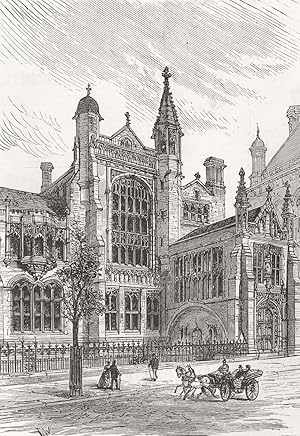 Sion College, new building on the Thames Embankment