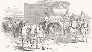 The Road - The Horse Van - Doncaster Races, 1849