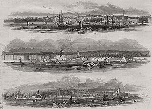 Liverpool, from Woodside in 1846 - Prince Albert's visit to Liverpool