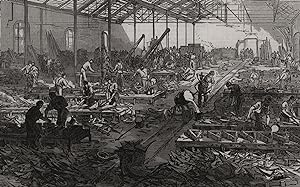 Making ploughshares at the Britannia Works, Bedford