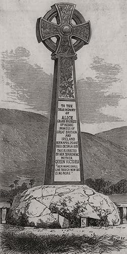Memorial cross of Princess Alice at Balmoral
