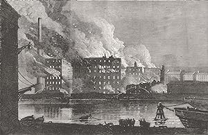 Burning of Messrs. A. and P. Tod's Flour Mills, Leith