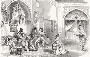 Room in a Moorish House, Algiers: The family of Hussein Pacha
