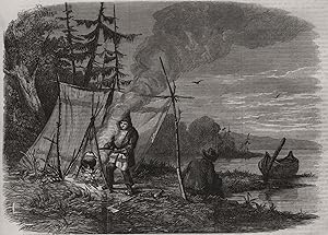 The encampment - Moose hunting in Canada
