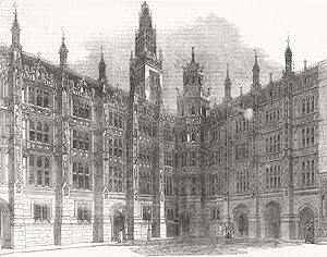 The new Houses of Parliament - Entrance to the Star-Chamber Court, new Palace-Yard