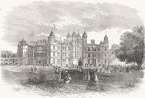 Burghley House, near Stamford, the seat of the Marquis of Exeter