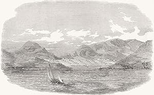 The English and French Camps in the Piraeus - Sketched from the Gulf of Egina
