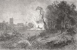 Cartridge explosion at the Chateau De Vincennes
