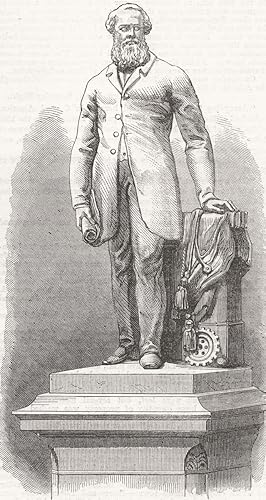 Statue of the late Sir Peter Fairbairn at Leeds