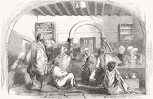 Court of the Hanefi Cadi, at Algiers, during the trial of a cause