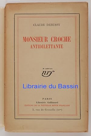 Bild des Verkufers fr Monsieur Croche Antidilettante zum Verkauf von Librairie du Bassin