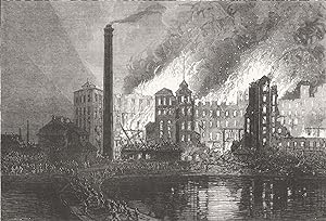 Burning of the Cockhedge Mill, Warrington