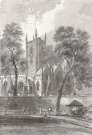 Handsworth Church, Birmingham, the Burial-Place of James Watt