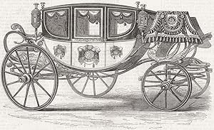 The new carriage constructed for the sultan, by Messrs. Laurie and Marner