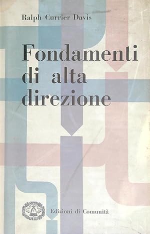 Image du vendeur pour Fondamenti di alta direzione. mis en vente par Librodifaccia